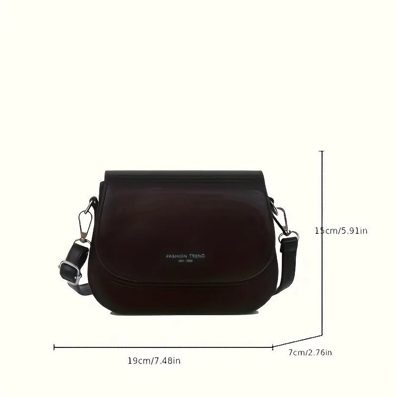 Fashionable and Versatile Crossbody Bags, Simple Solid Color Women's Leather Shoulder Bag, Suitable for Commuting and Banquets