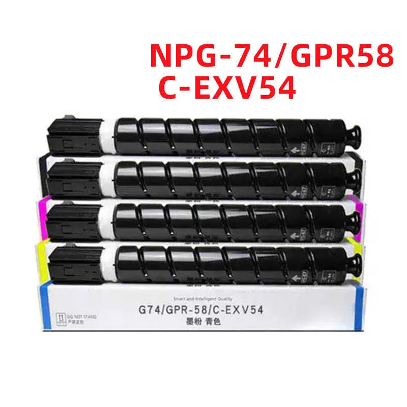 Compatible Toner Cartridge NPG‑74 GPR58 C‑EXV54 For Canon iR‑ADV C3025i C3025 C256 C365 Color Copier Toner Powder