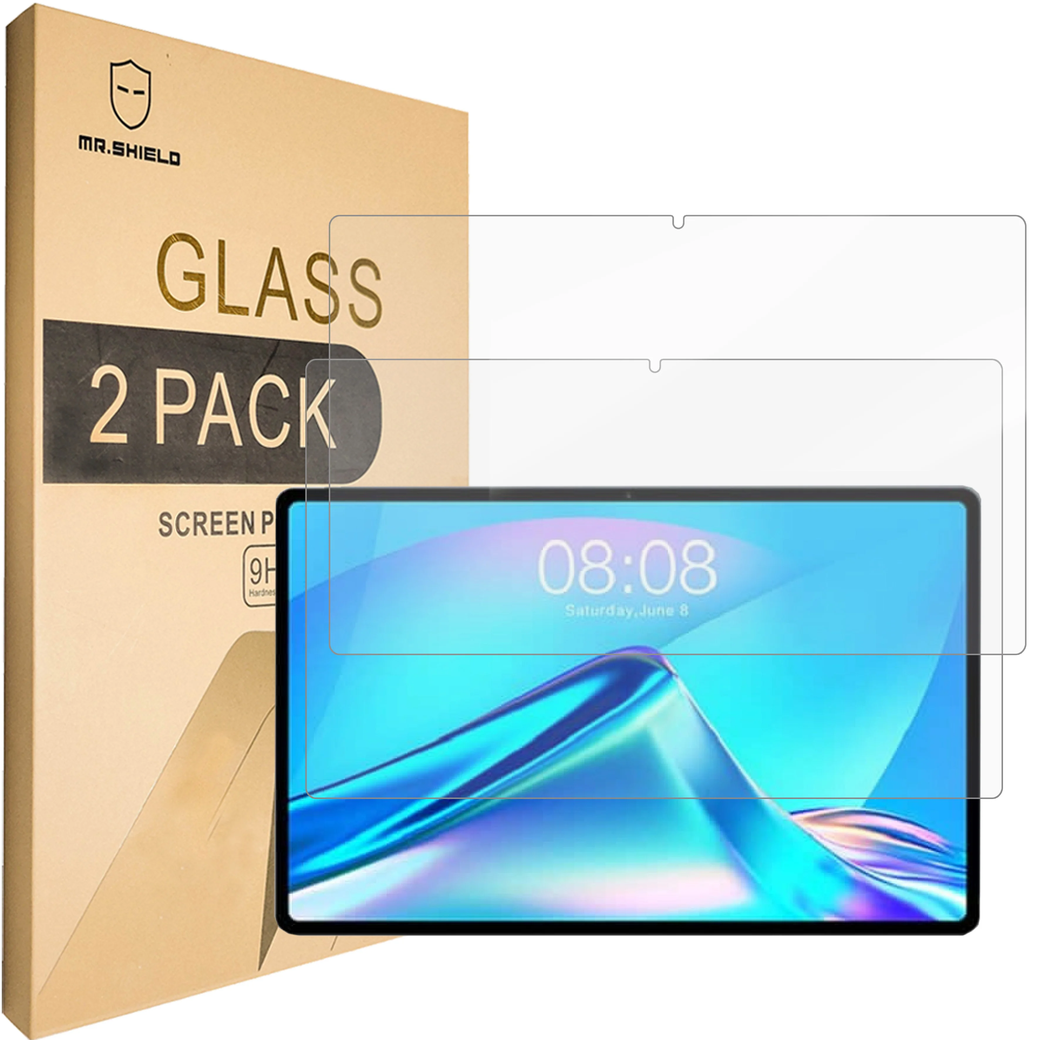 Mr.Shield [2-PACK] Screen Protector For TECLAST T40 Plus Tablet 10.4 Inch [Tempered Glass] [Japan Glass with 9H Hardness]