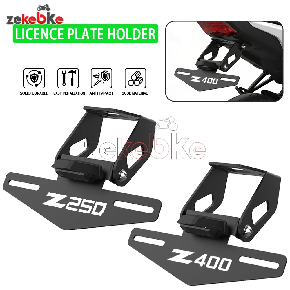 

Motorcycle Tail Tidy Fender Eliminator License Plate Holder Bracket For Kawasaki Ninja400 Ninja250 Z400 2018-2024 Accessories