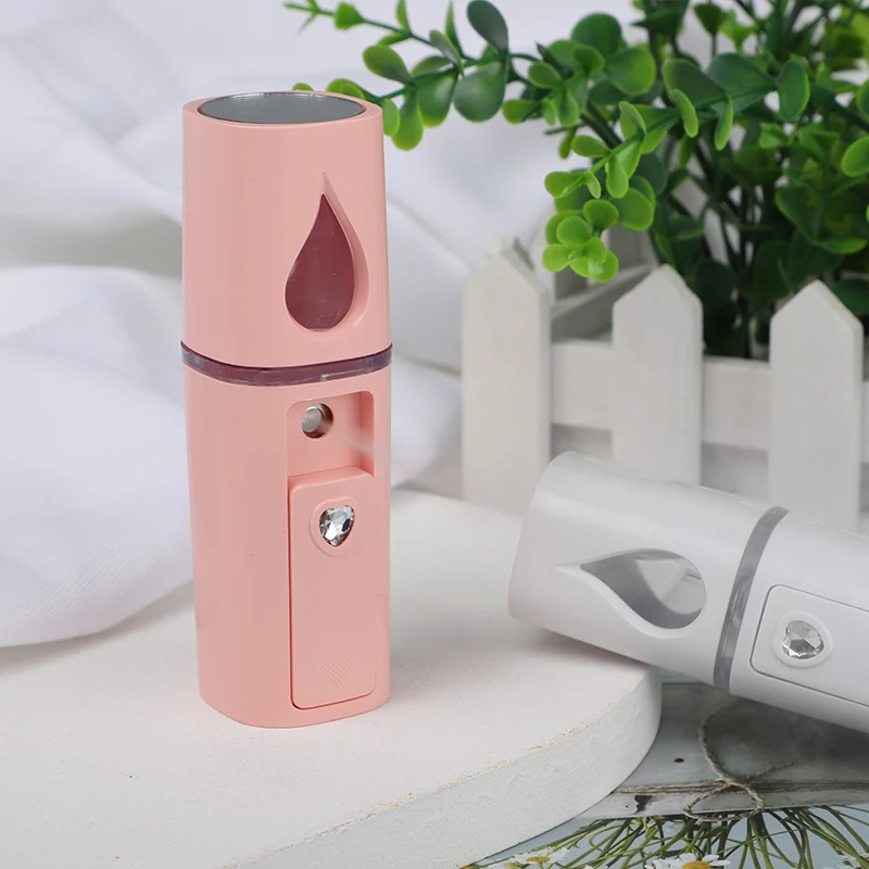 USB Rechargeable Mini Ionic Mister Sprayer Portable Facial Vapor Nano Spray Face Steamer for Car Household Outdoor Use