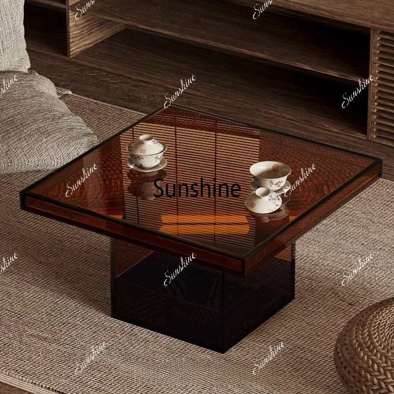 

Window sill tatami tea table, light luxury carpet table, Japanese Zen small kang table