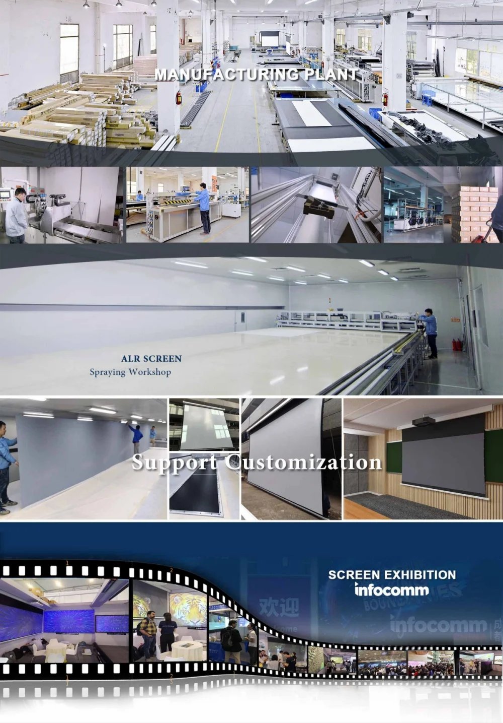 Fresnel mit festem Rahmen 5,0 ust alr Ultra-Short-Throw-Anti-Licht-Projektor dunkelgrau 8k 4k optische Fresnelscreen-Projektion – Detail 36
