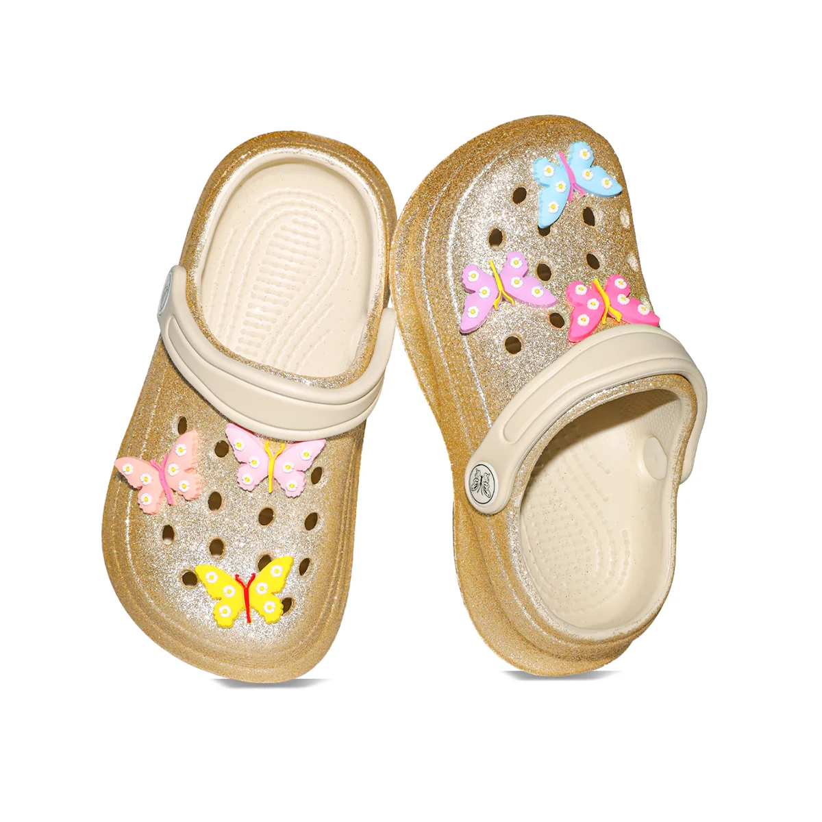 Kids Slip-On Clogs and Mules - Breathable, Waterproof, EVA Garden Shoes with Decorative Chain for Beach and Everyday Wear 168