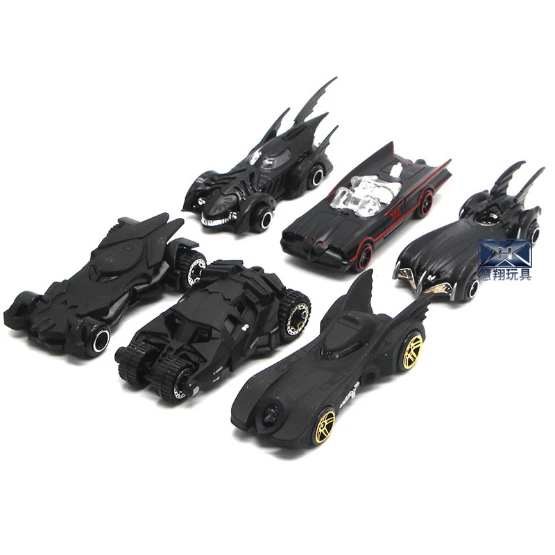 Hot Wheels Batmobile Suit, modelo de coche de juguete de aleación de combinación de coche de 6. ª generación, juguetes fundidos a presión de Metal,