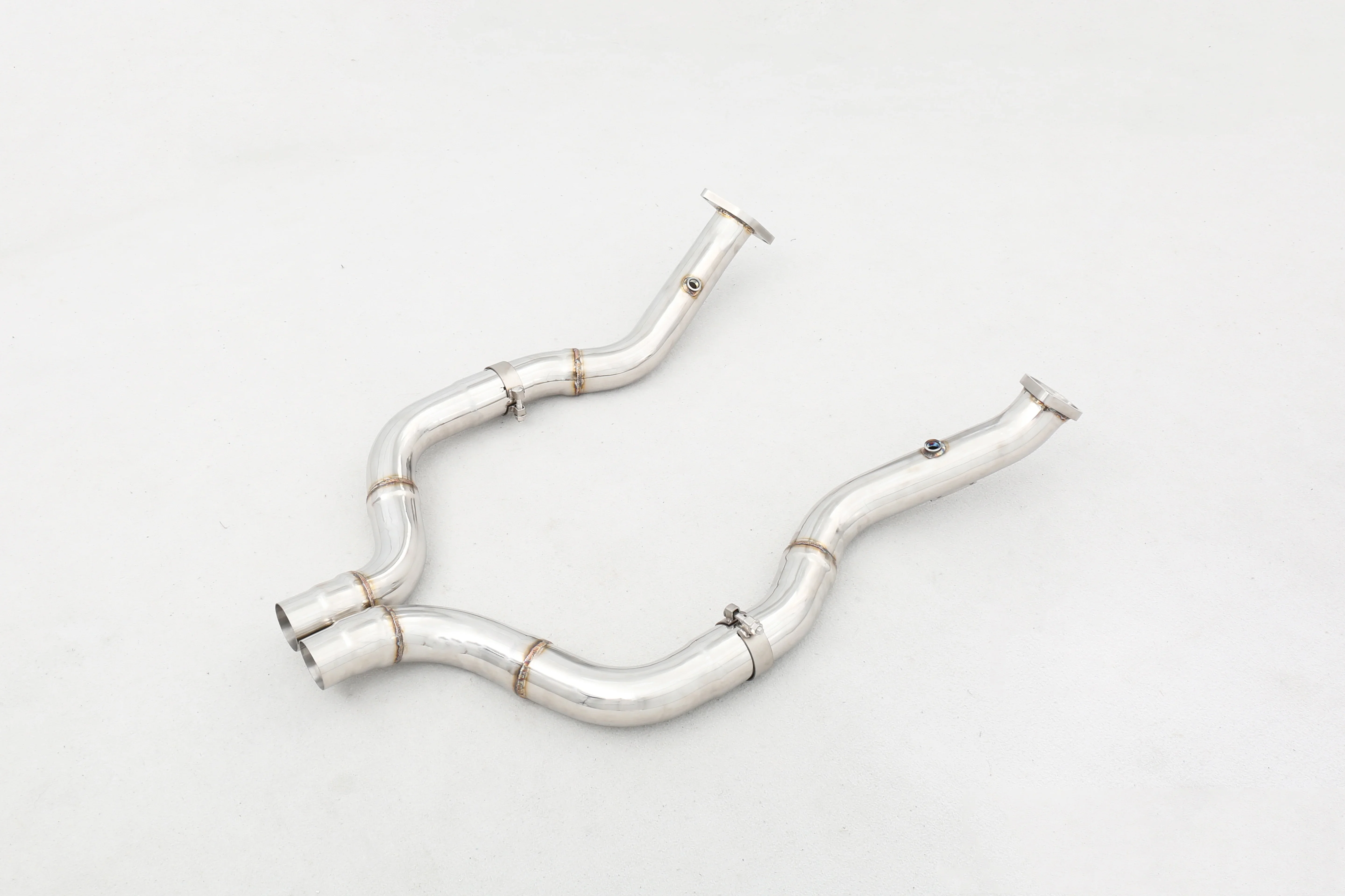 Custom 304 Stainless Steel Catless Decat Downpipe Perfect Fit for SRT 6.2/6.4 Exhaust Pipes