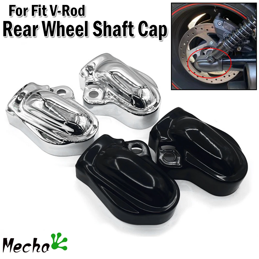 Rear Wheel Shaft Cap Side Protector Guard Axle Nut Cover Cap For Harley VRSC V Rod Night Rod VRSCB VRSCR VRSCD VRSCAW 02-2017