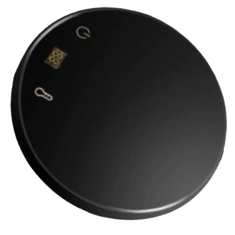 ABJN-Sottobicchiere per tazza riscaldamento termostatico Tre livelli di base di regolazione della temperatura Sottobicchiere per tazza riscaldante Spina europea
