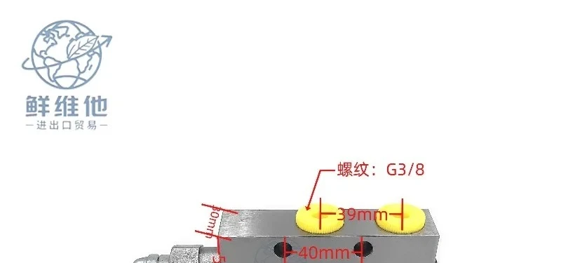 Engineering Machinery Hydraulic Lock Valve Two Way Balance Check Valve For Crane Hydraulic Cylinder