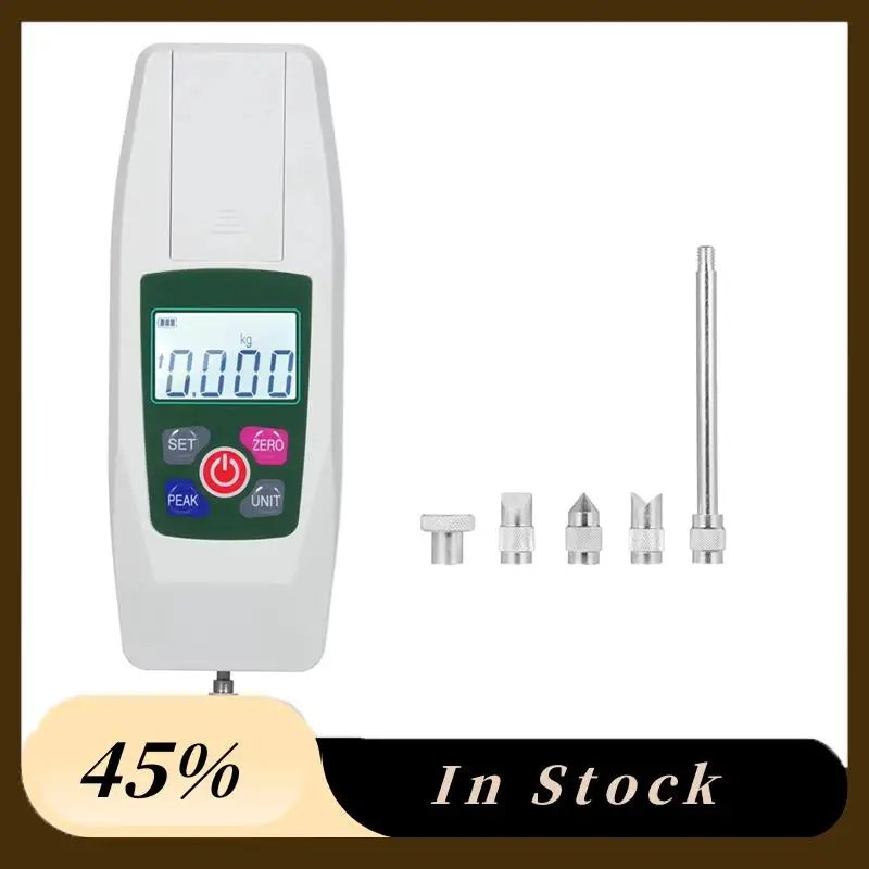 جهاز قياس القوة الرقمي لعام 2025، جهاز قياس الضغط والسحب، مقياس دينامومتر صغير N كجم رطل أونصة 500N/50 كجم/110 رطل/1800 أونصة دقة 1%
