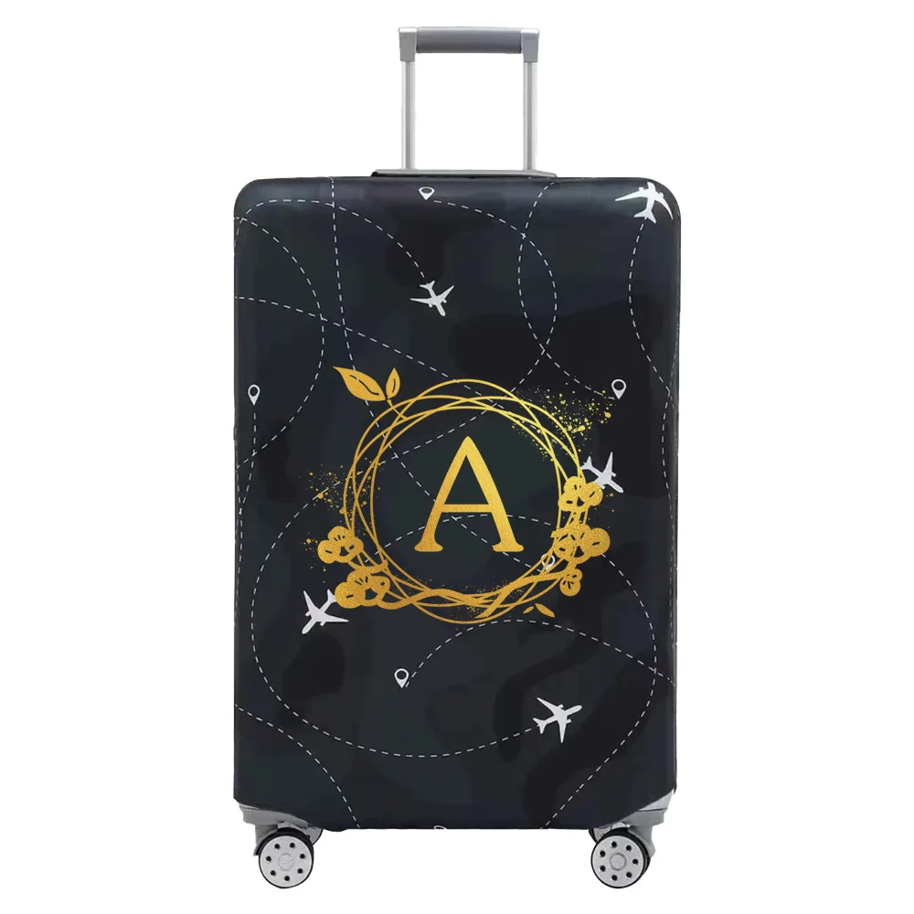 Luggage Cover Thick Elastic Luggage Protective Covers Print Wreath Series  for 18-32 Inch Suitcase Covers Travel Accessories