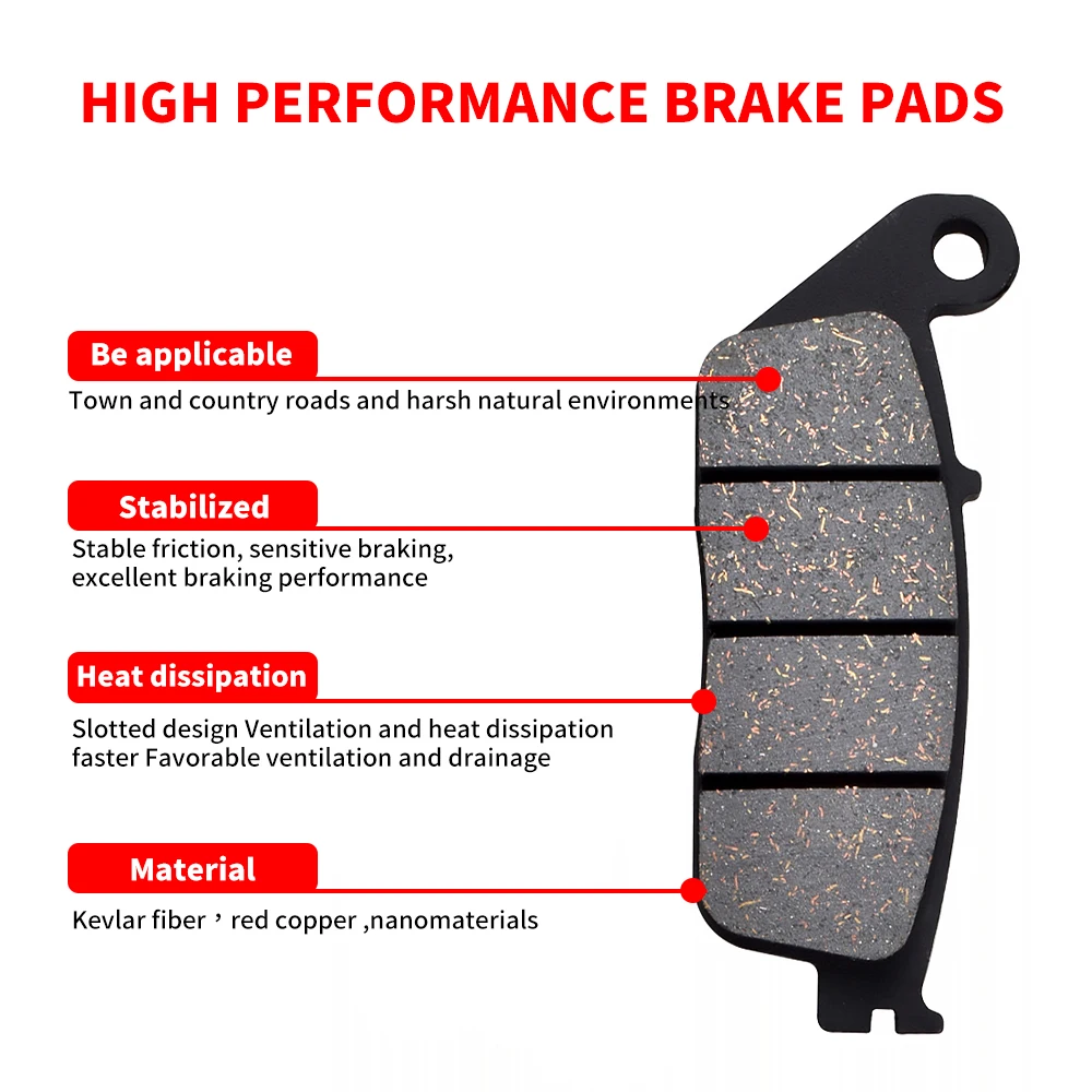 For HYOSUNG GV 250 2017-2018 GV 300 2016-2017 Motorcycle Front and Rear Brake Pads and Brake Discs