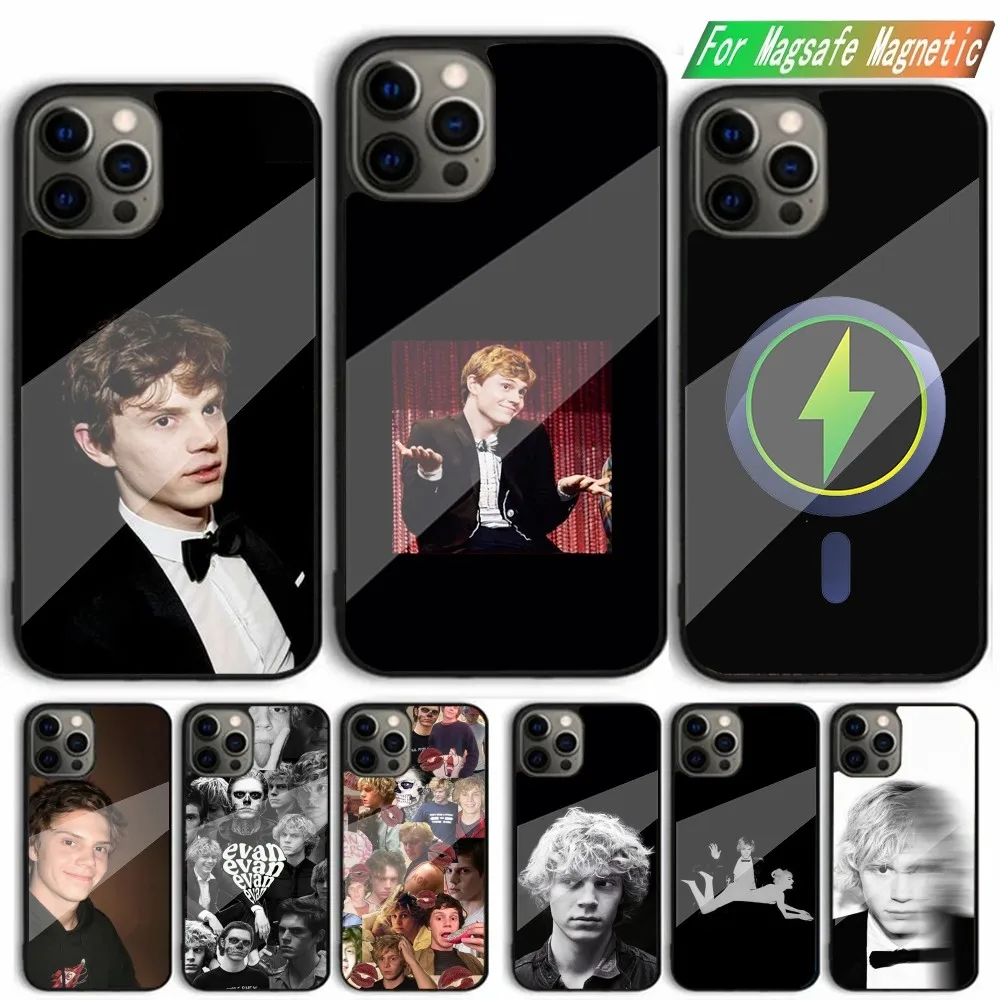 Actor E-Evan P-Peters Phone Case For iPhone 15,14,13,12,11,Plus,Pro,Max Mini Magsafe Magnetic Wireless Charging