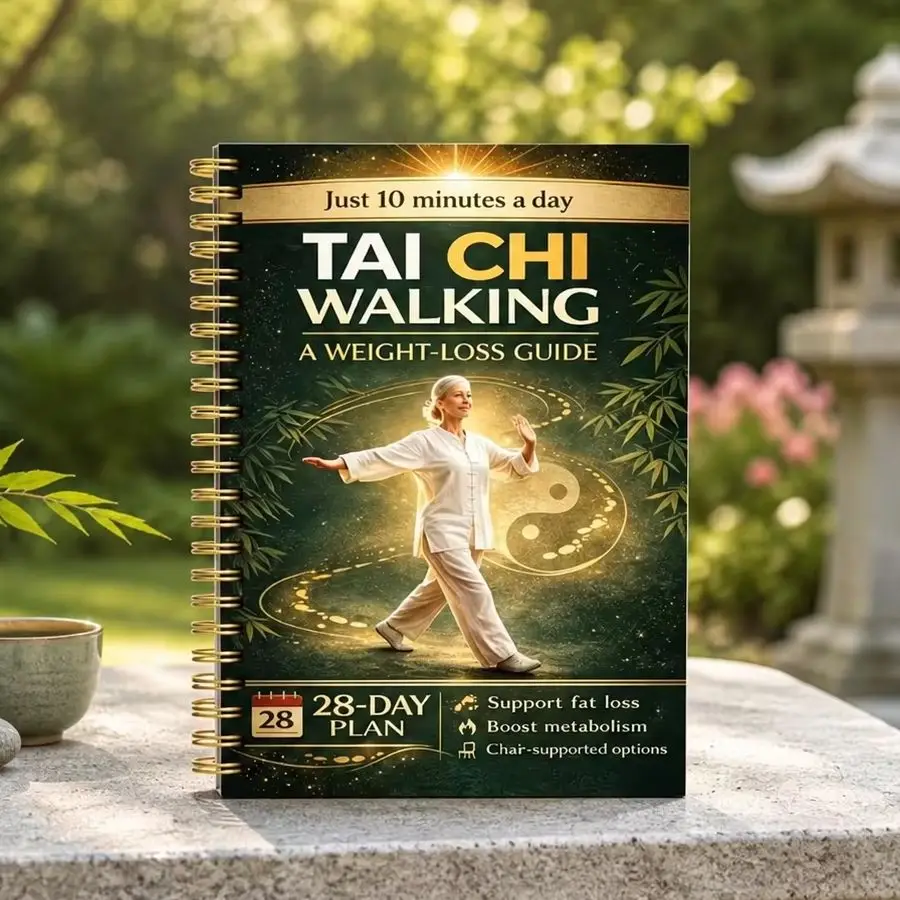 Plano de Exercícios com Cadeira de Tai Chi para Idosos: 28 Dias de Coordenação, Cultivo Mental e Fitness Tranquilo com Yoga Coil