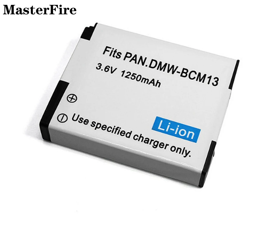 DMW-BCM13 DMW-BCM13E DMW-BCM13GK DMW-BCMPP 1250mah Camera Battery for Panasonic Lumix DC-TS7 DMC-GH3 DMC-FT5 DMC-ZS30 Batteries