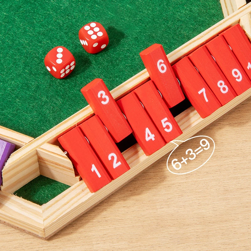 Настольная игра Shut The Box D – обзор и цена Board Game For 3 Players