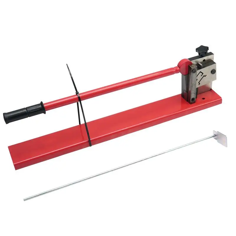 Double row guide rail cutter C45 guide rail strip cutter empty open shearing slot strip cutting machine