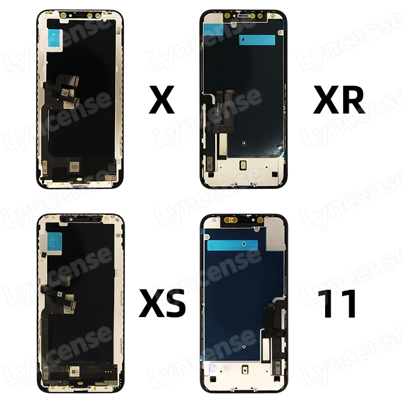 AAA++ OLED Para iPhone 13 Pro Max, LCD 12 Mini, 13, pantalla táctil digitalizadora INCELL para iPhone 12 Pro Max, 14 Plus, 15 Pro LCD X 3