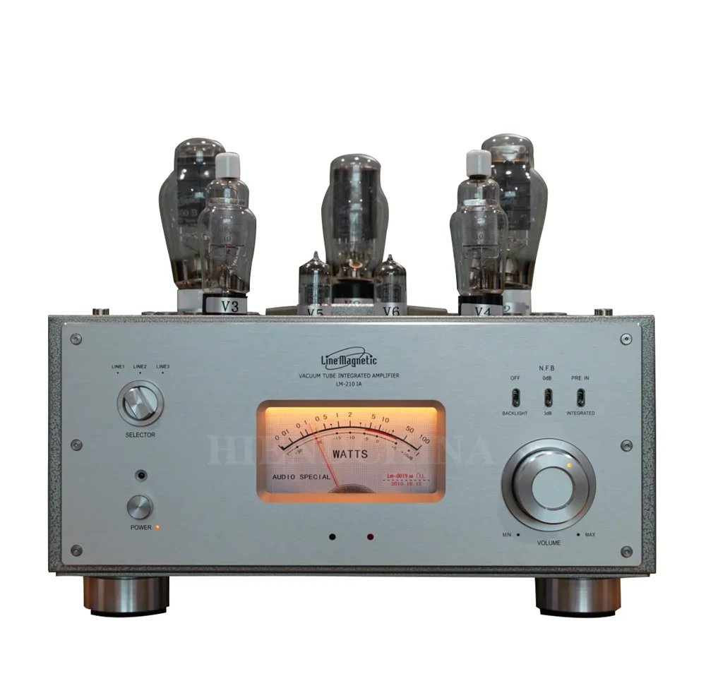 Line Magnetic Tube Amplifier LM-210IA Integrated Amp Single Ended 300B*2 5U4G*2 8W*2 （110V/220V)