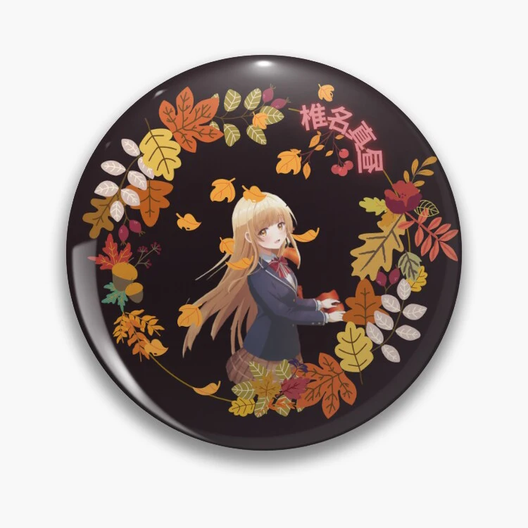 The Angel Next Door Spoils Me Anime Brooch Bag Clothing Hat Badge Accessories Jewelry Gifts
