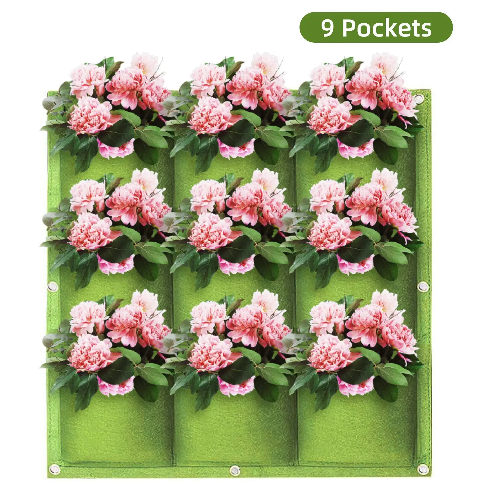 49 Taschen hängende Pflanz beutel, hängende vertikale Wand pflanzen pflanzen wachsen Taschen, Kräuter garten Pflanzer Outdoor Indoor wachsen – Detail 2