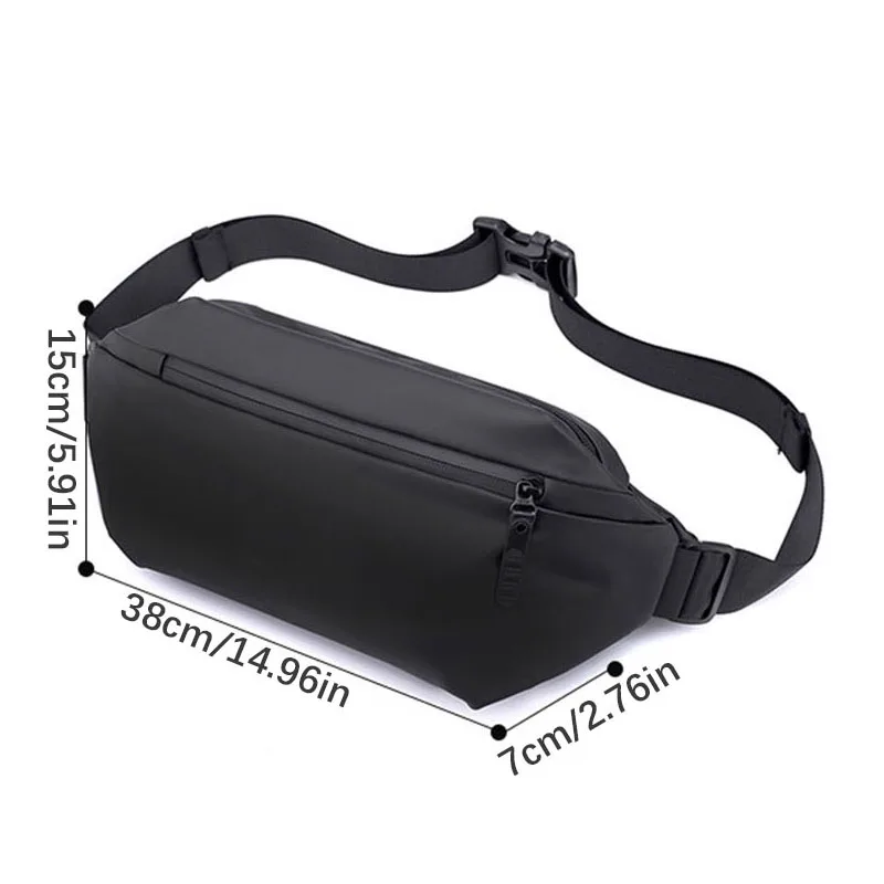 HVTIL Original Design Men Waist Bag Hip Banana Purse Belt Pack Outdoor Sports High Quality Fashion Hip Hop Chest Bag Anti-Splash