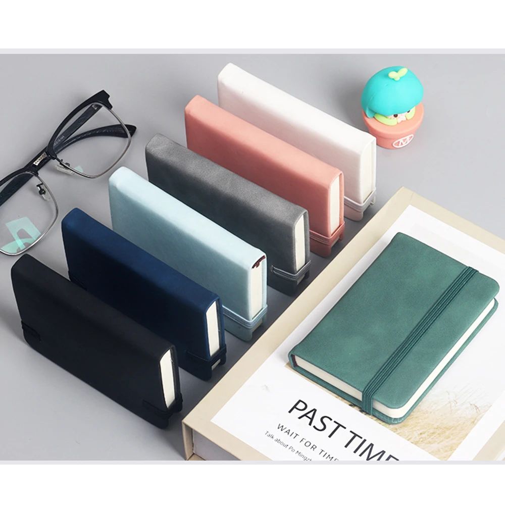 A7 Mini Notebook Portable PU Leather Waterproof Notepad Student Word Diary Book Office Supplies Schedule Plan Book Memo Pad