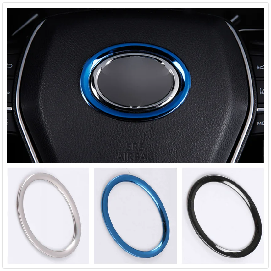 

Car Accessories For Toyota Camry 70 XV70 2018-2021 2022 2023 Stainless Steel Steering Wheel Button Panel Cover Trim Stickers