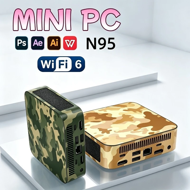 High Performance Mini PC Intel Core N95 16GB RAM 1TB 2TB SSD WiFi 6 BT5.2 4K HD Factor Desktop for Home Office Business