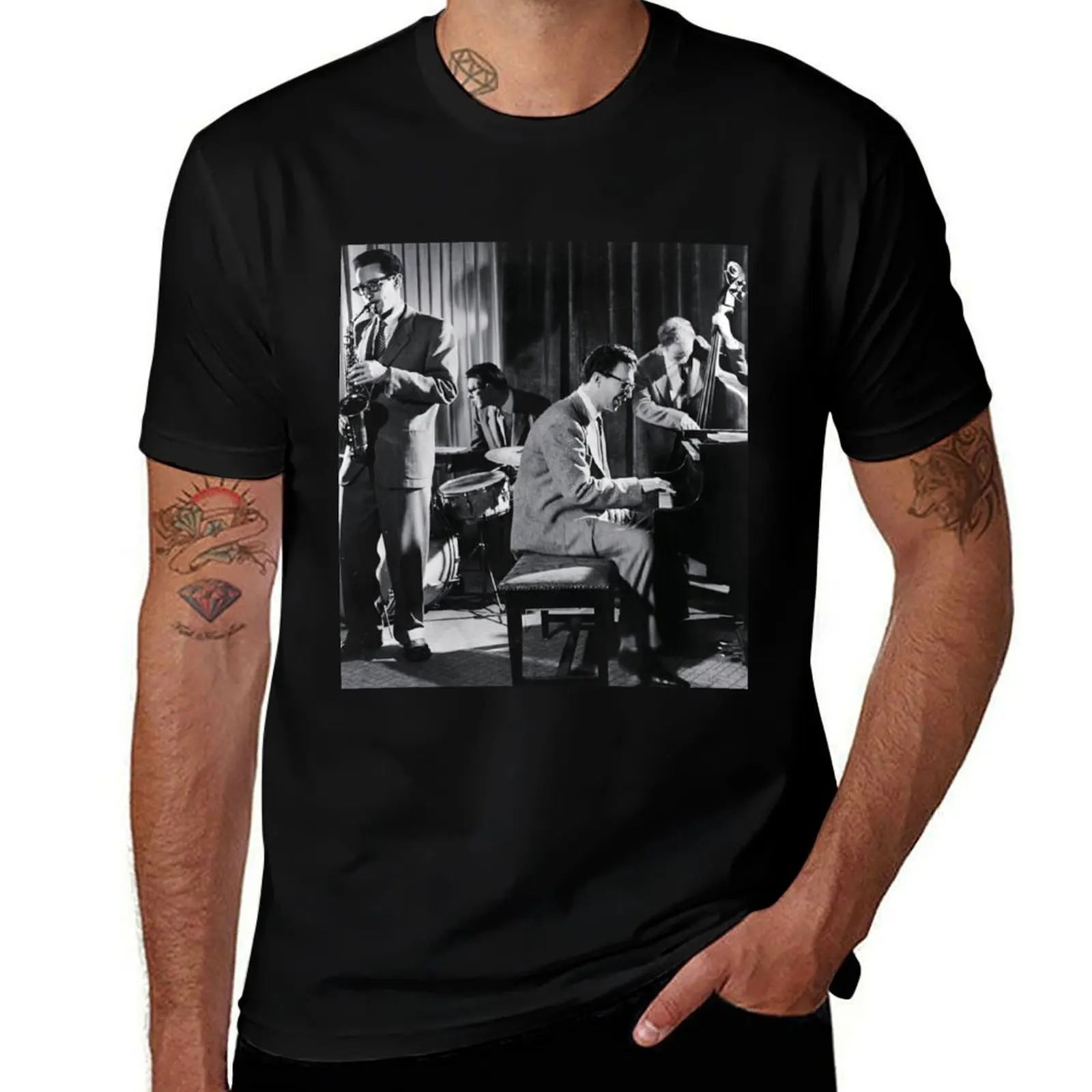 Футболка Dave Brubeck, легкий топ больших размеров