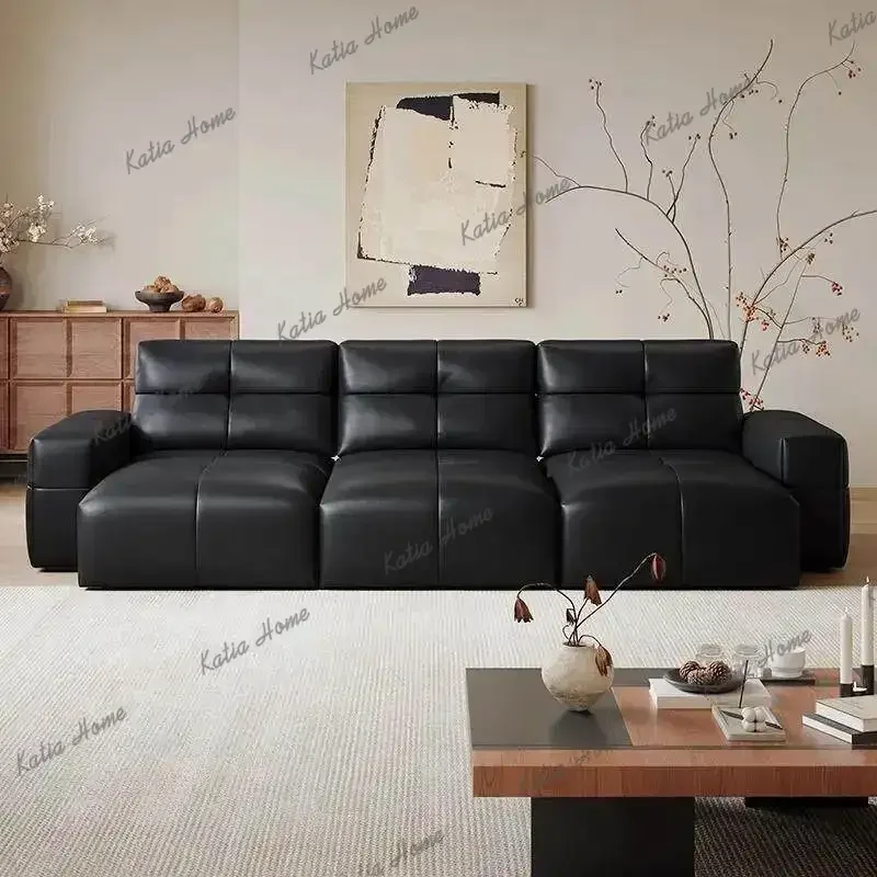 Factory Direct Extendable Electric Recliner Sofa Strong Design Nordic Relax Electric Recliner Sofa Black Modern Divano Soggiorno