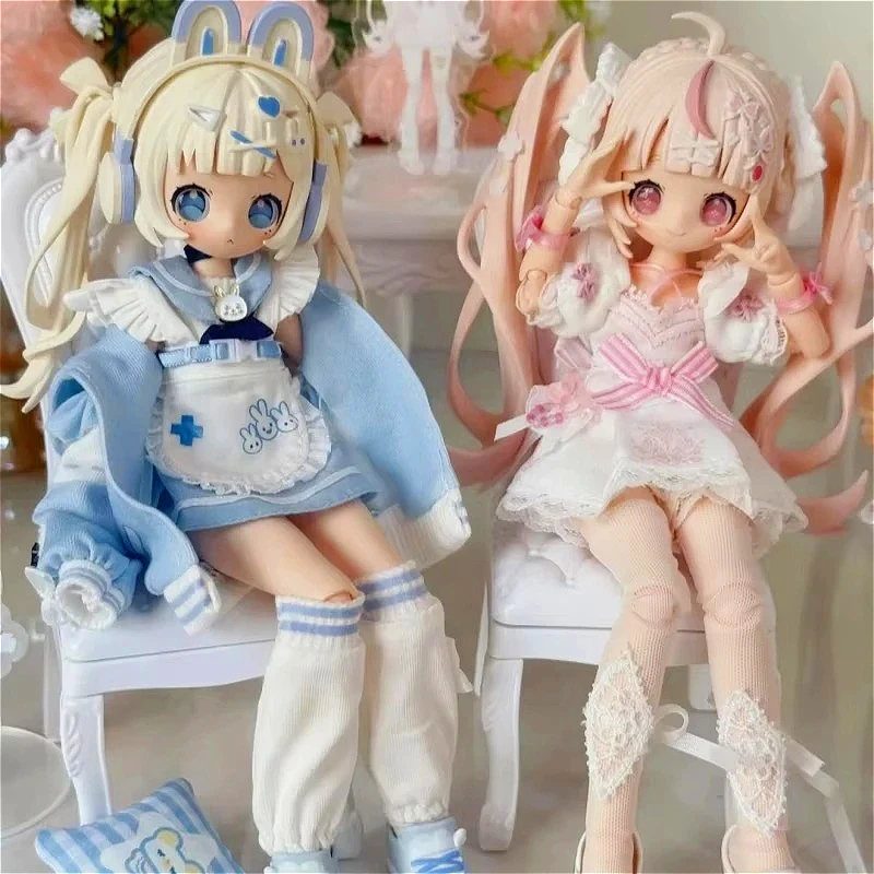 

ONEMORE Sugary Girls Series 1/8 MJD Blind Box Cute Collect BJD Joint Mobility Doll Surprise Desktop Ornament Toys Exquisite Gift
