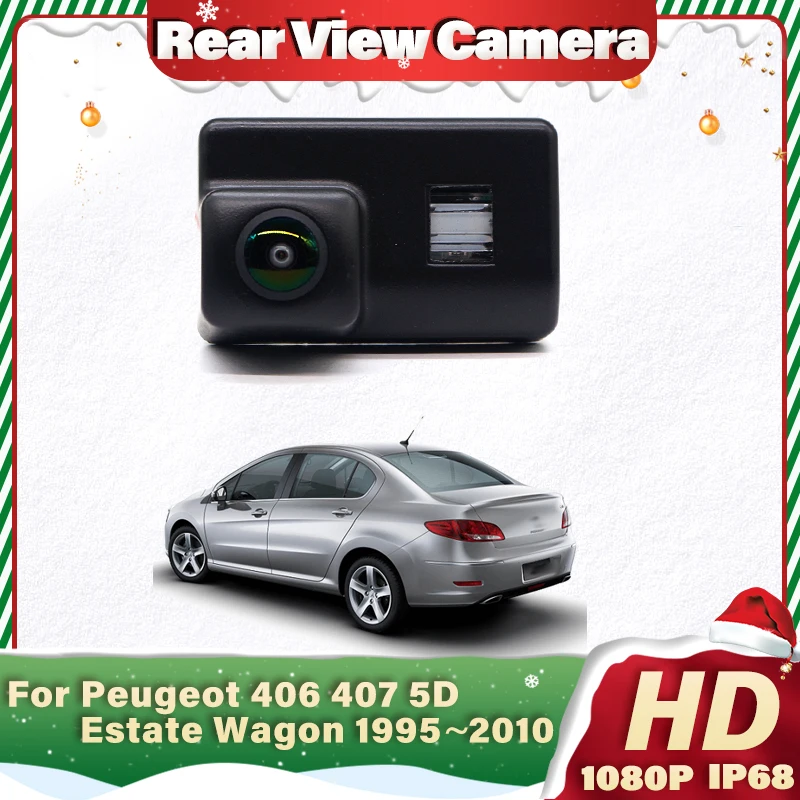 Car Rear View Camera For Peugeot 406 407 5D Estate Wagon 1995~2010 Reversing Backup Parking Camera 140 Wide Angle Waterproof CCD