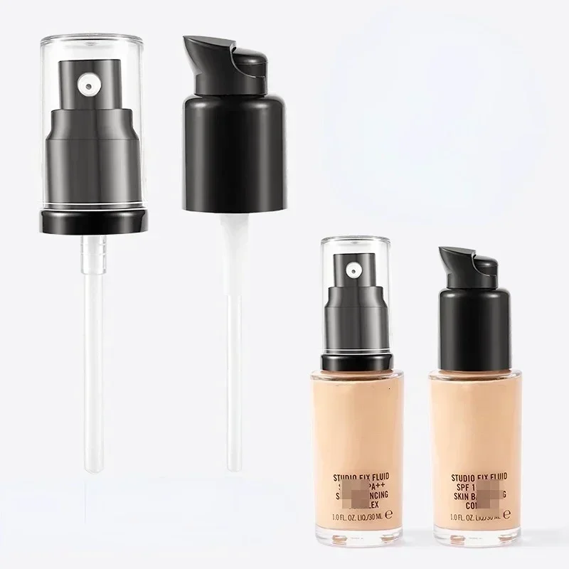 1Pc 30ml Dispenser Pump Press Full Use Beauty Accessories Liquid Foundation for Cosmetic No Leaking Indenter Replace Makeup Tool