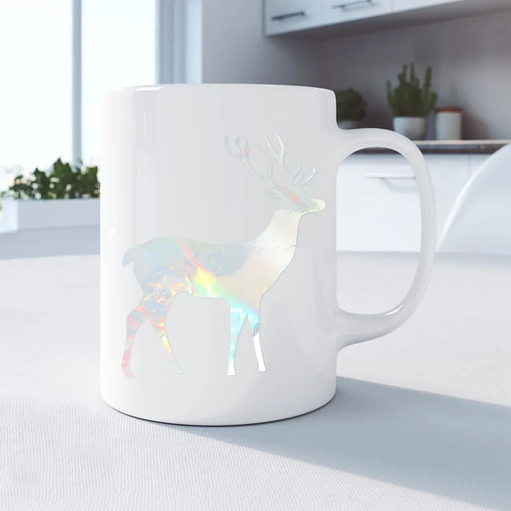 

1 Roll DIY Vinyl Sheet Colorful Self Adhesive Vinyl Sticker Multi-Function Cup Decal for Decorating Cups Crafts