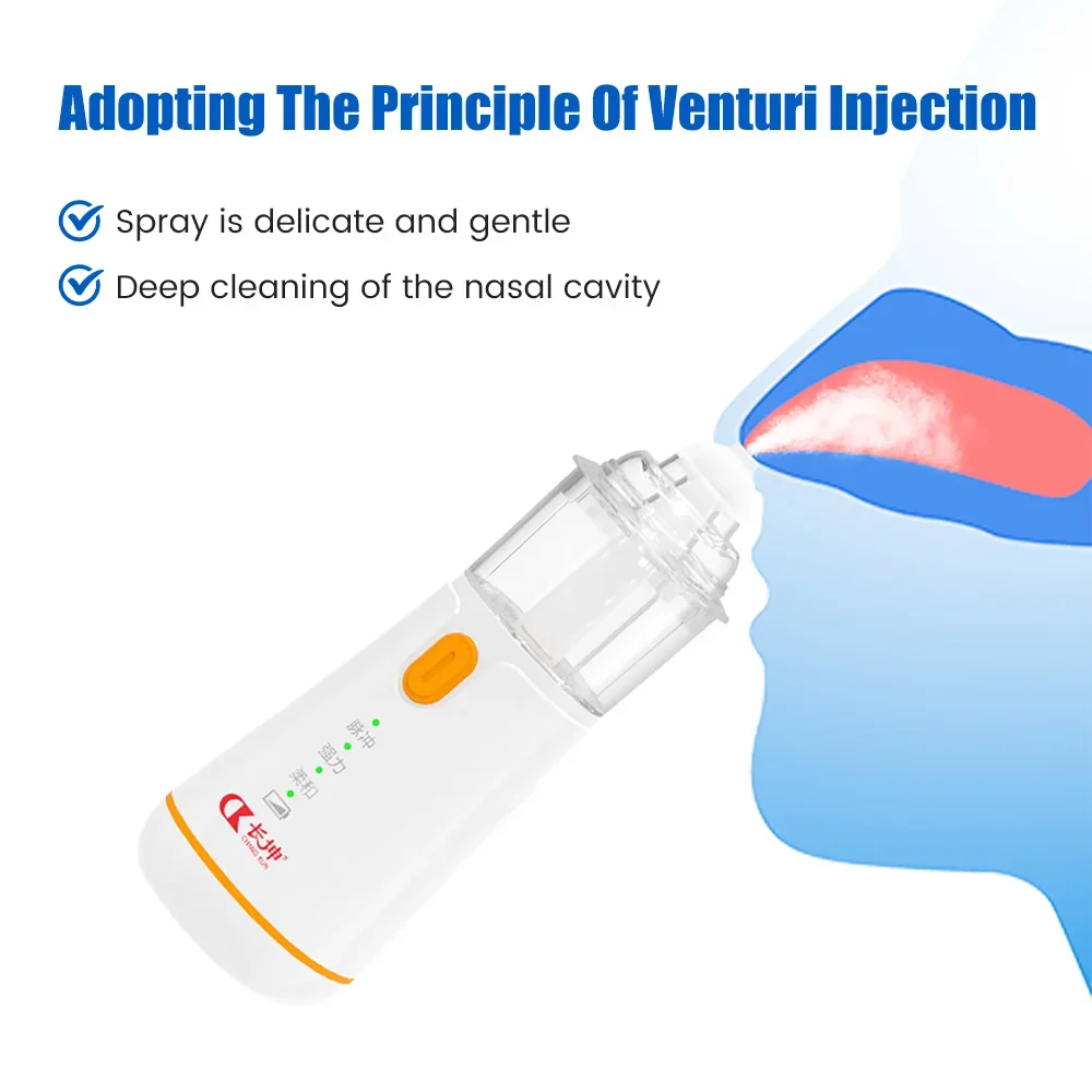 Dr.isla Electric Nose Cleaner Nasal Irrigator Nasal Wash Neti Pot Avoid Allergic Rhinitis Sinusitis Cure for Adult Child Therapy