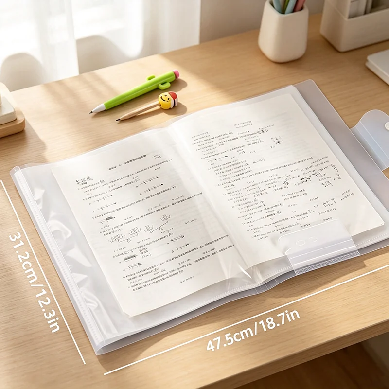 Display Book 20/30/40 Pockets (40/60/80 Pages Capacity) Letter Size Display Book with Clear Sheet Protectors, Presentation Folde
