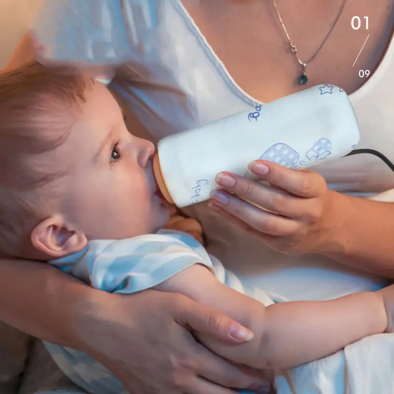 USB Baby Bottle Heater - Insulated Milk Warmer Bag - Convenient Nursing Accessory