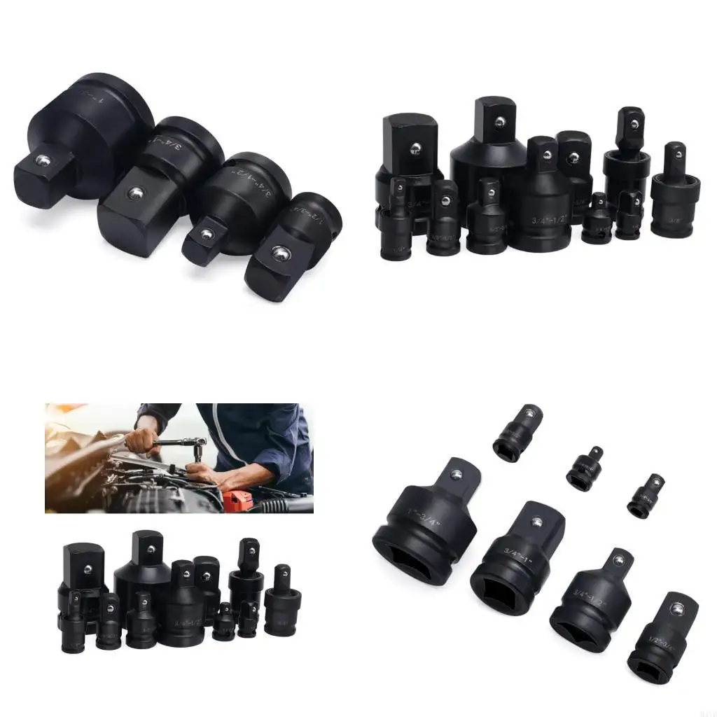 

High Strength Impact Adapter for Seamlessly Integration with Pneumatic Wrenches M4YD