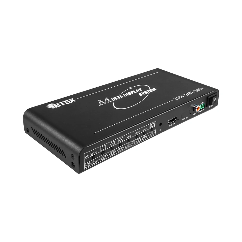 BIT-VWC-4K60-104 Multi-Screen Video Splicer 4K Input 1080P Output 3 Control Methods & Energy-Saving Design