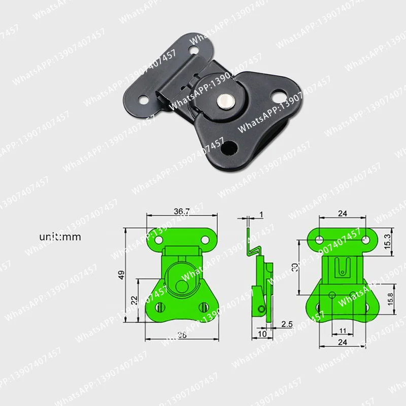 Retainer toggle clip black small air box butterfly heavy duty lock is generally used for air box hardware accessories