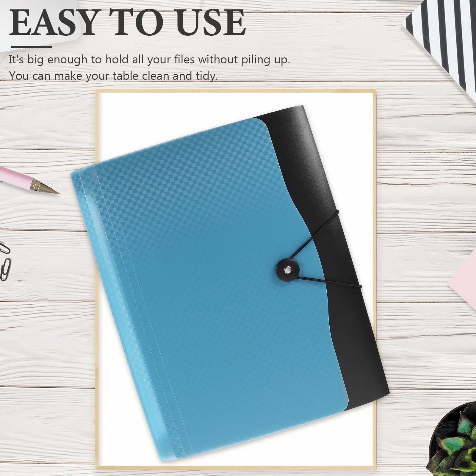 

Expanding File Folder Large Capacity Accordion Organizer Document Storage Office School Desktop Multi Layer Portable Document