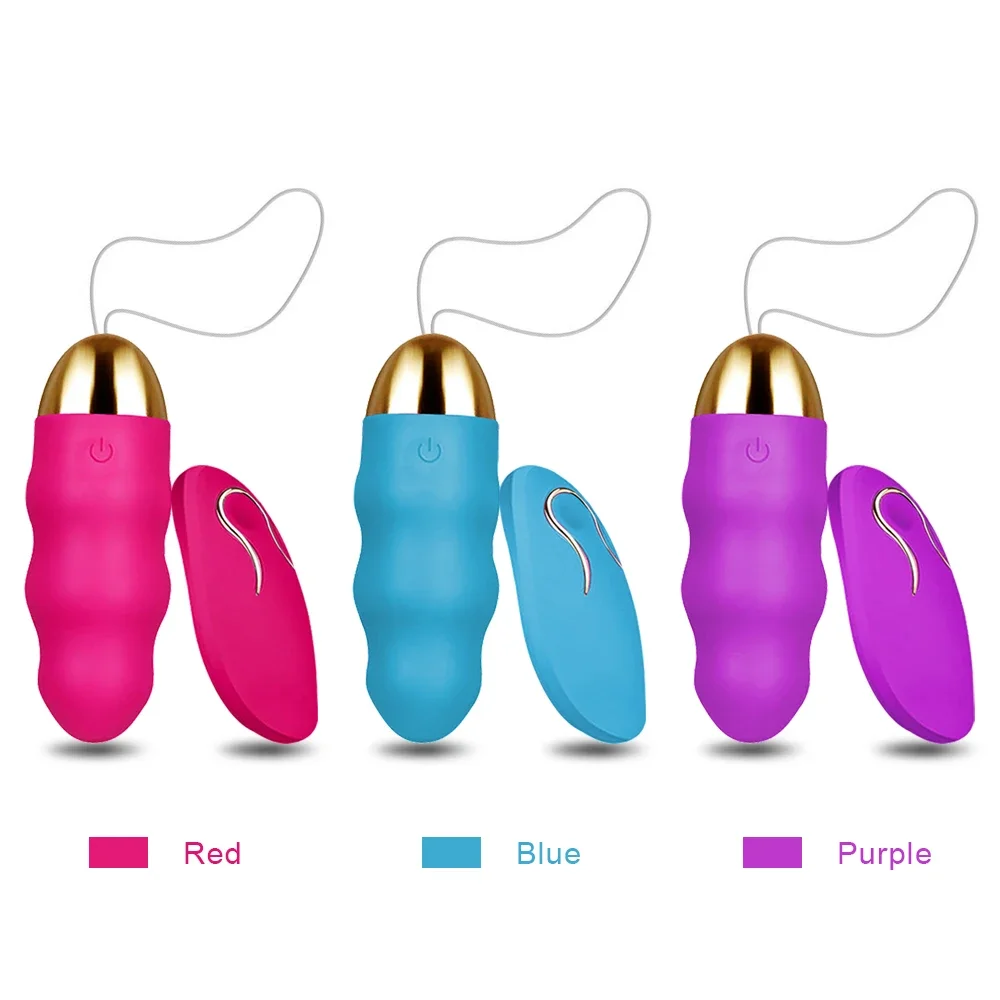 10 Modes Vibrator Sex Toys for Woman Wireless Remote Control Waterproof Silent Bullet Love Egg USB Rechargeable Adult Erotic Toy