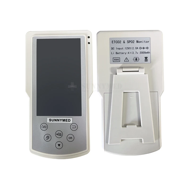 SY-W072 Good Quality Monitoring Spo2, Pulse Rate, ETCO2 and Respiratory Rate Multiparameter Monitorv