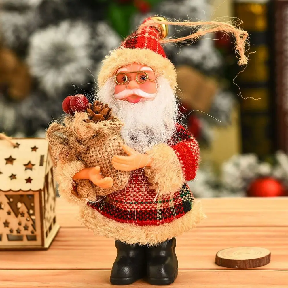 

N1N Xmas Tree Drop Ornaments Home Table Decor Gift Santa Figure Santa Claus Doll Christmas Decorations Hanging Pendants