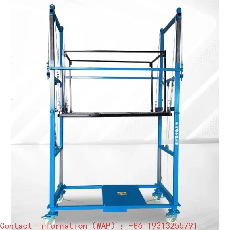 

【2026】New Electric Lifting Scaffolding Multifunctional Mobile Folding Lift Indoor Decoration Remote Control Lifting Platform