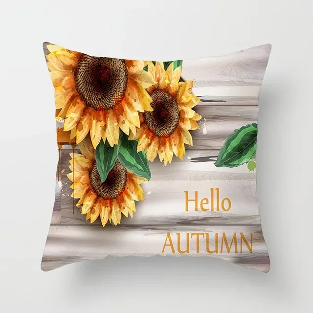 Sunflower Decorative Pillowcase Living Room Office Home Pillowcase Car Ornaments image 6