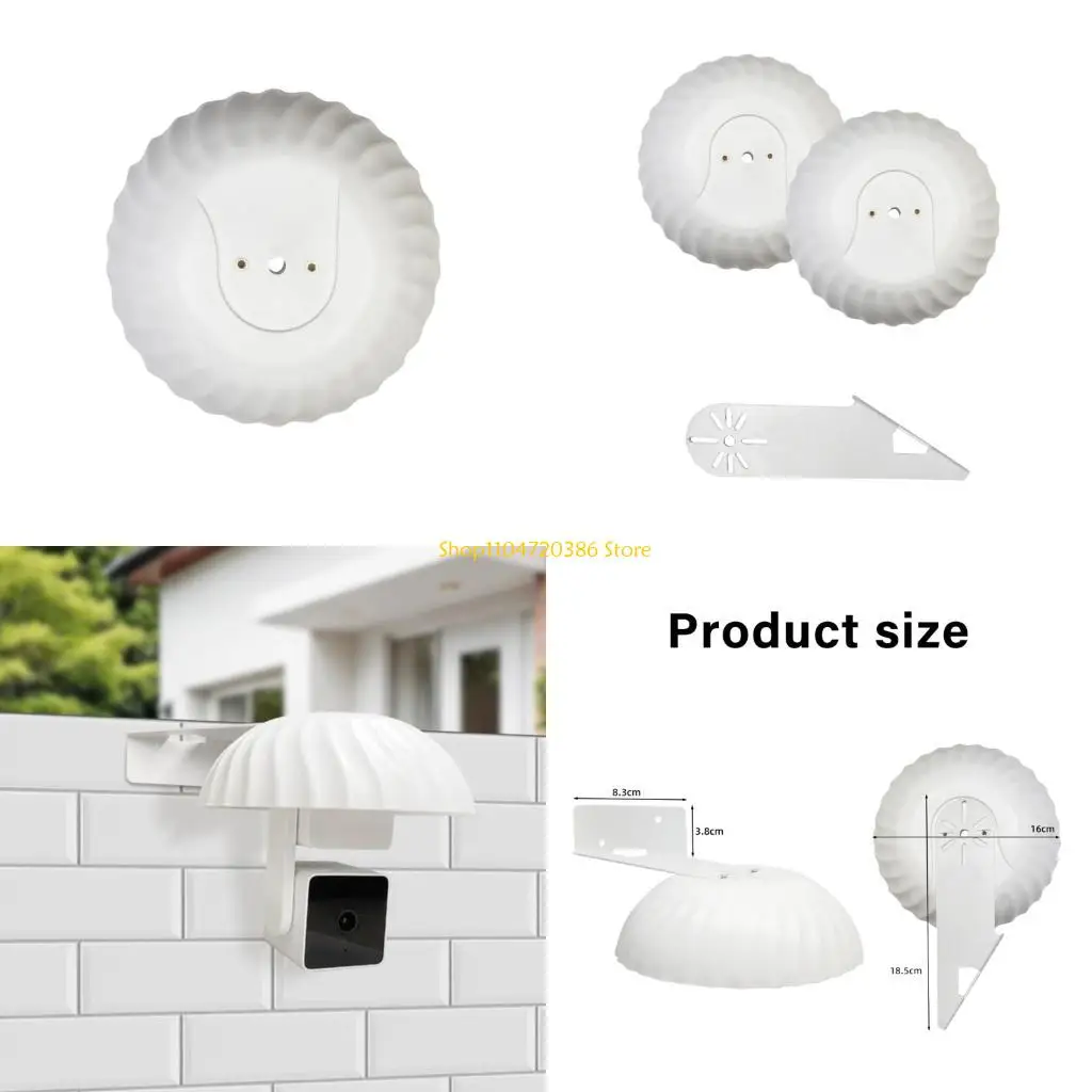 K0EA Anti glares Waterproof Cover Plastic Camera Shade for Outdoor Security Equipment