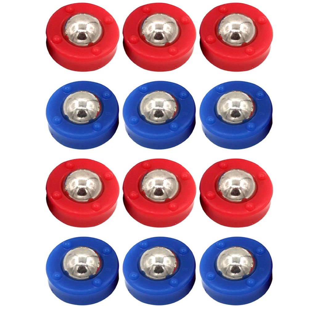 12 قطعة من الخرز المتداول اللوح الرملي، ملحقات الطاولة المنزلقة الناعمة، معدات استبدال كرات الصولجان العائلية الممتعة