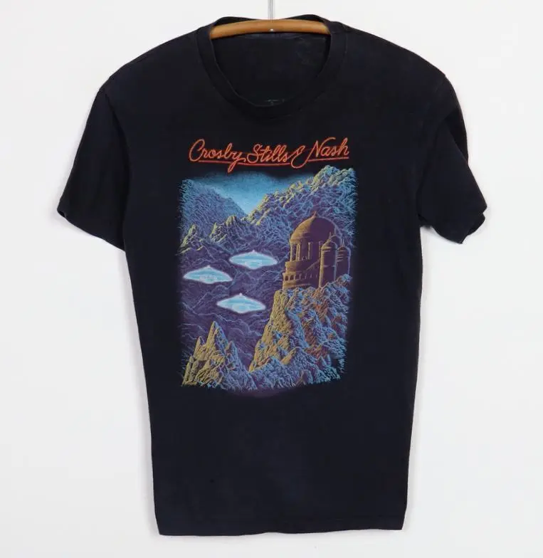 1982 Crosby Stills Nash Daylight Again Tour T-SHIRT Cotton All Sizes